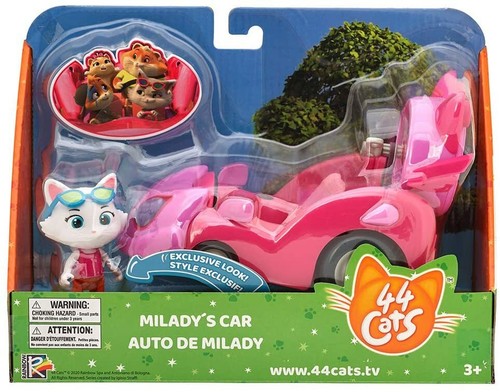 Veicolo gatti con figurina - veicolo,