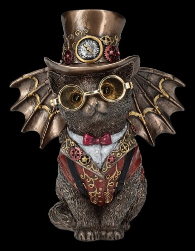 Statua gatto steampunk - statua,