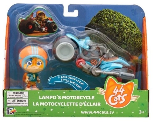 Playset veicolo moto gatti - moto,