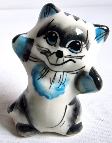 Gatto porcellana kitschig